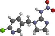 Имидаклоприд - Модель молекулы