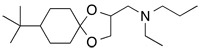 Спироксамин - структурная формула