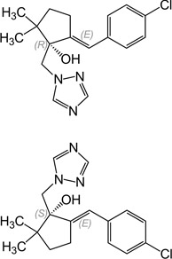 Тритиконазол - структурная формула